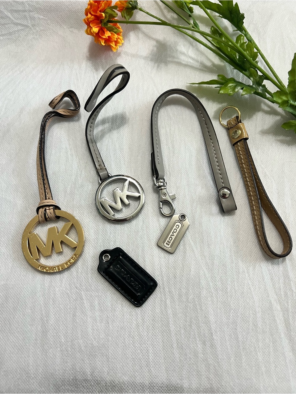 Coach lot & Michael Kors lot bag charm, hangtag, keychain, key fob, zipper pull